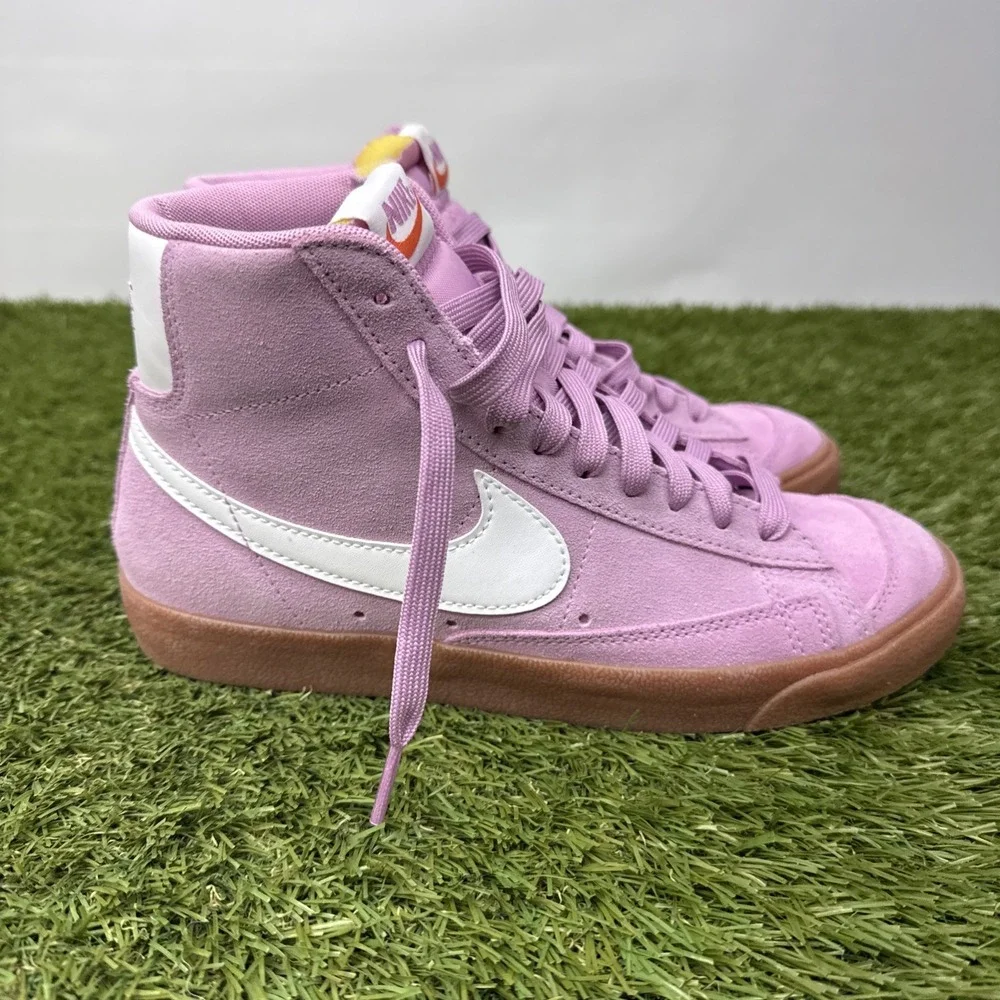 Nwob Nike  Blazer Mid 77 Beyond Pink DB5461-600 Women's Size 8 Pink Suede Gum